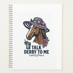 Agenda Sombrero de caballo Derby Vintage Diseño Talk Derb