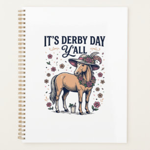 Agenda Sombrero Floral de Caballo Día del Derby Y’all