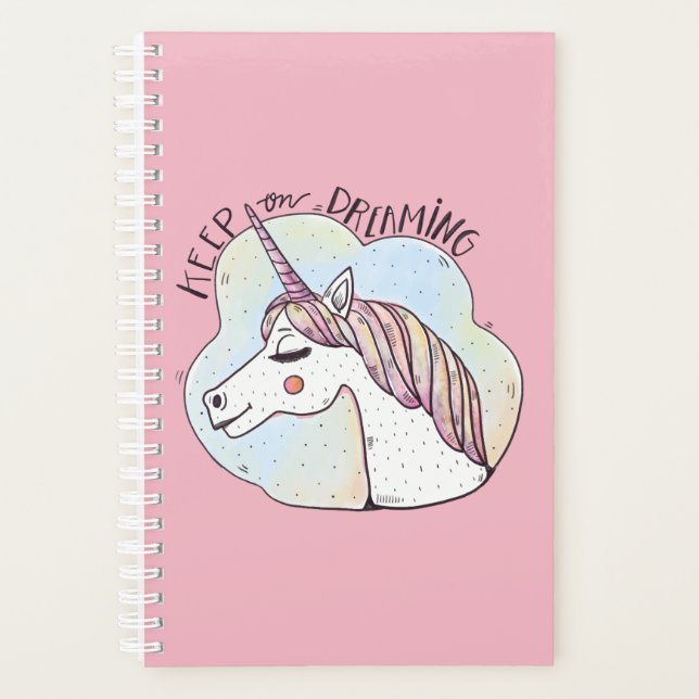 Agenda Soñando unicornio caprichoso (Anverso)