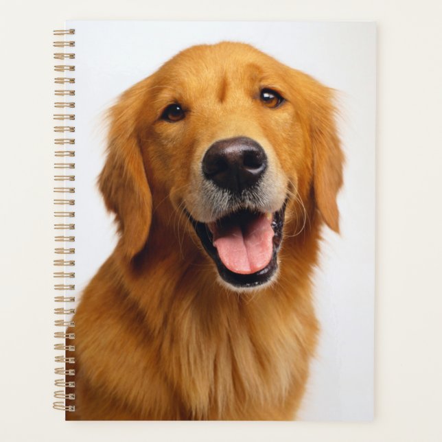Agenda Sonrisa de Golden Retriever (Anverso)