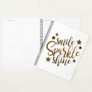 Agenda Sonrisa, espuma, planeador de brillantes