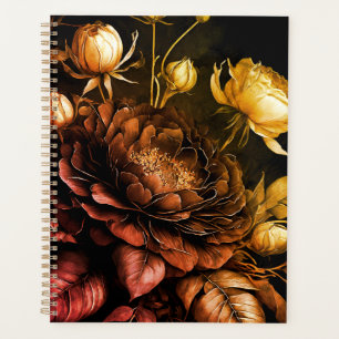 Agenda Sorprendente Arreglo Flores de color de roya de co