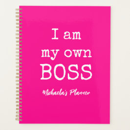AGENDA SOY MI PROPIO JEFE|PINK Y BLANCO