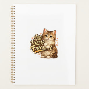 Agenda Soy tu amigo peludo diseño de gato
