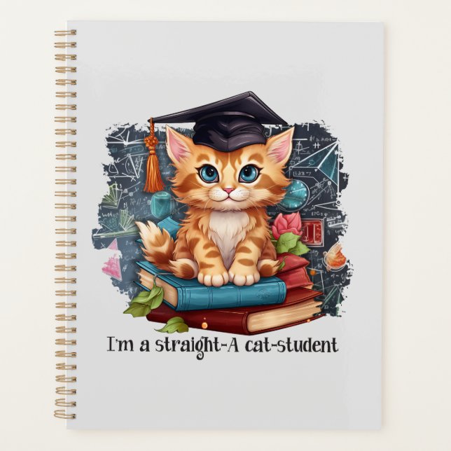 Agenda Soy un estudiante directo de gatos (Anverso)
