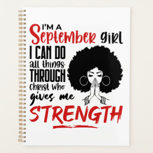 Agenda Soy Una Chica De Septiembre Rezando A Mujer Reina