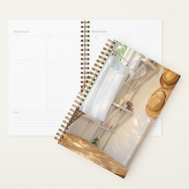 Agenda Spiral Planner Soft Breeze Curtain (Demostración)