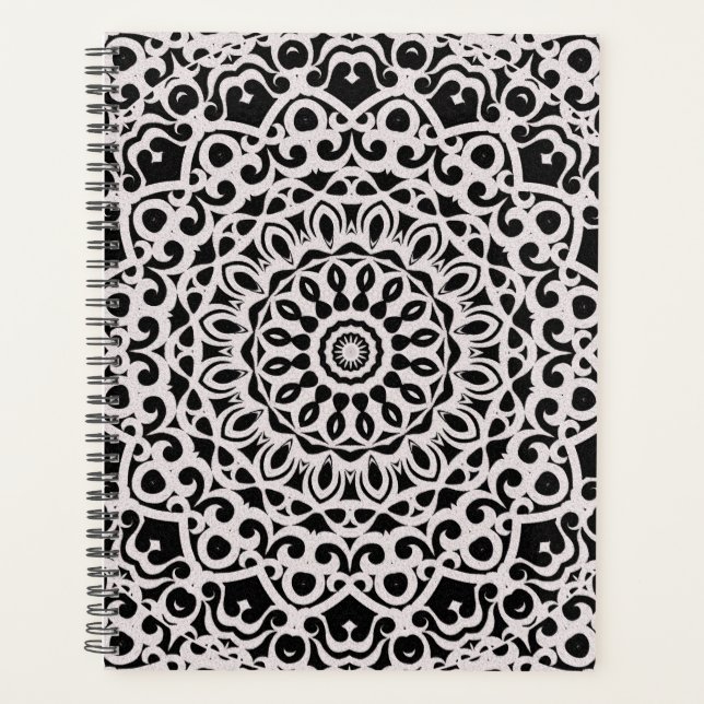 Agenda Spiral Planner Tribal Mandala G385 (Anverso)