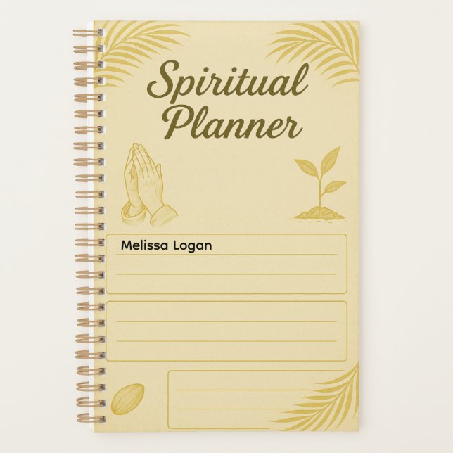 Agenda Spiritual Planner for Prayer & Daily Worship (Anverso)