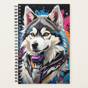 Agenda Splash Siberian Husky