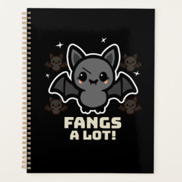 Agenda Spooky Kawaii Bat Halloween Planner