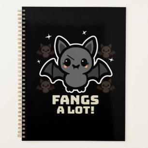 Agenda Spooky Kawaii Bat Halloween Planner