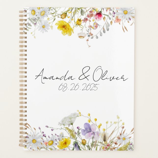 Agenda Spring Blossom Wedding Planner (Anverso)