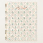 Agenda Spring flower pattern Planner<br><div class="desc">A repeating pattern of small flowers on a soft background. It is suitable for use in home decor and office spaces. The colors are simple and effective for various styles. Want to make it extra special? I can customize the card with any inscription or message you’d like - just send...</div>