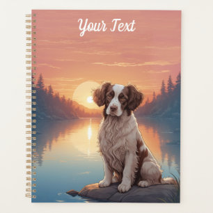 Agenda Springer Spaniel junto al lago