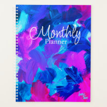 SPWW Electric Vibes Large Monthly Planner