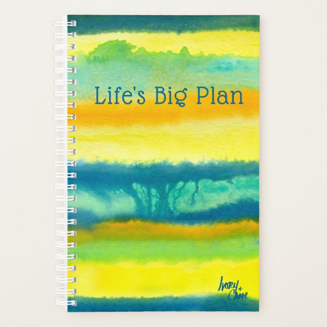 Agenda SPWW Neuers tangosos Verde azulados y Naranjas Men (Anverso)