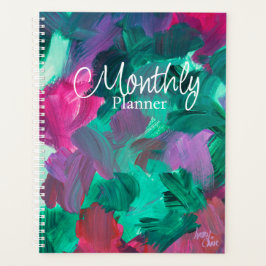 Agenda SPWW Touch of Jewel Tones Large Monthly Planner