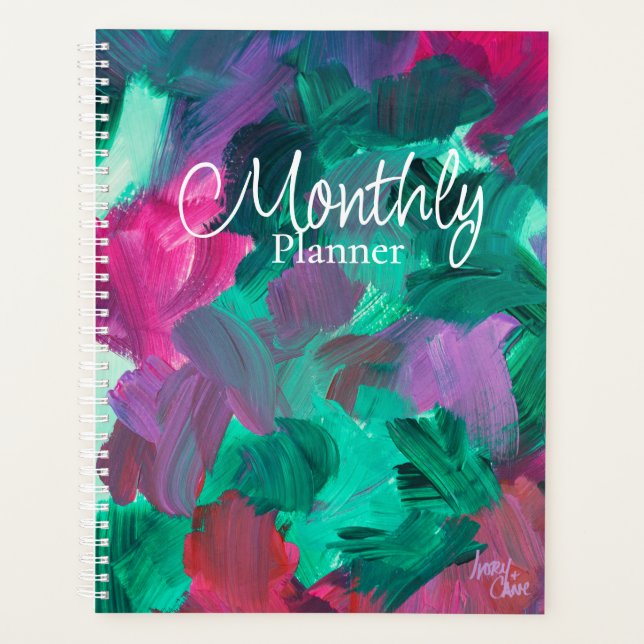 Agenda SPWW Touch of Jewel Tones Large Monthly Planner (Anverso)