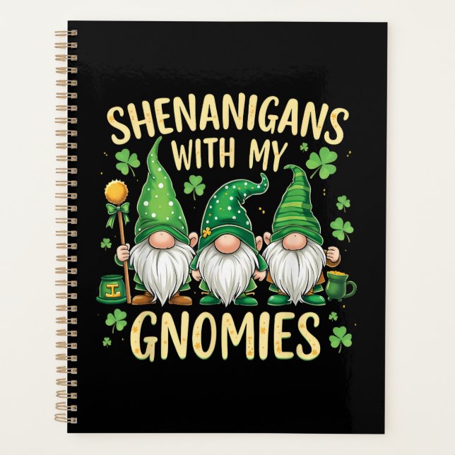 Agenda St Patrick’s Day Lucky Shamrock Gnome  (Anverso)