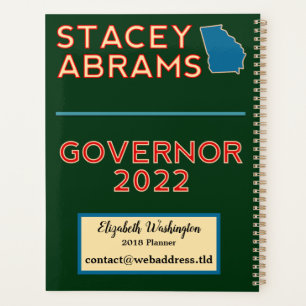 Agenda Stacey Abrams vota azul, gobernador de Georgia en 