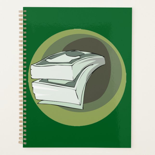 Agenda Stack of Money Cash Green Backs (Anverso)