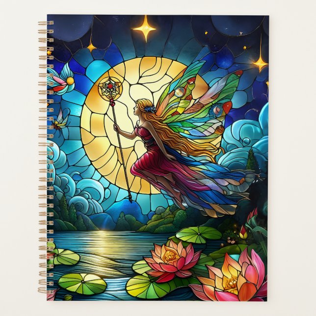 Agenda Stained Glass Moonlight Flight Fairy  (Anverso)