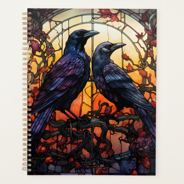 Agenda StainGlass Ravens (Anverso)