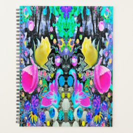 Agenda Stargazer Lily, Rosa y Collage de Hibiscus Rosa