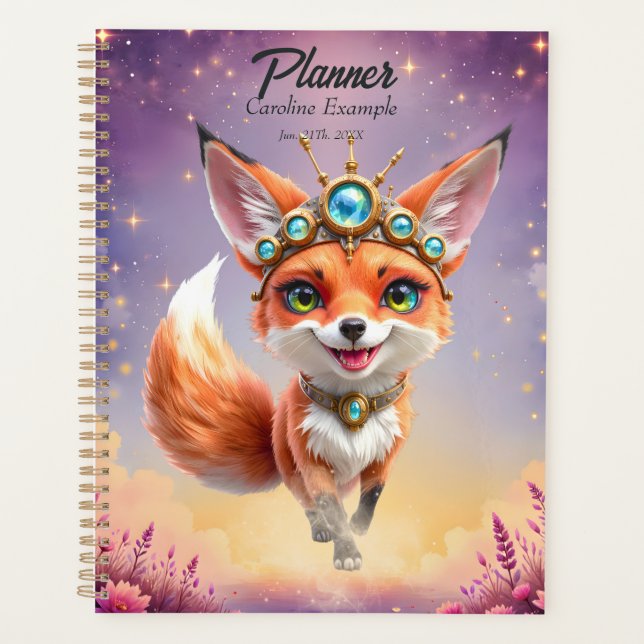 Agenda Starlit Fox of the Moonlit Meadows.  (Anverso)