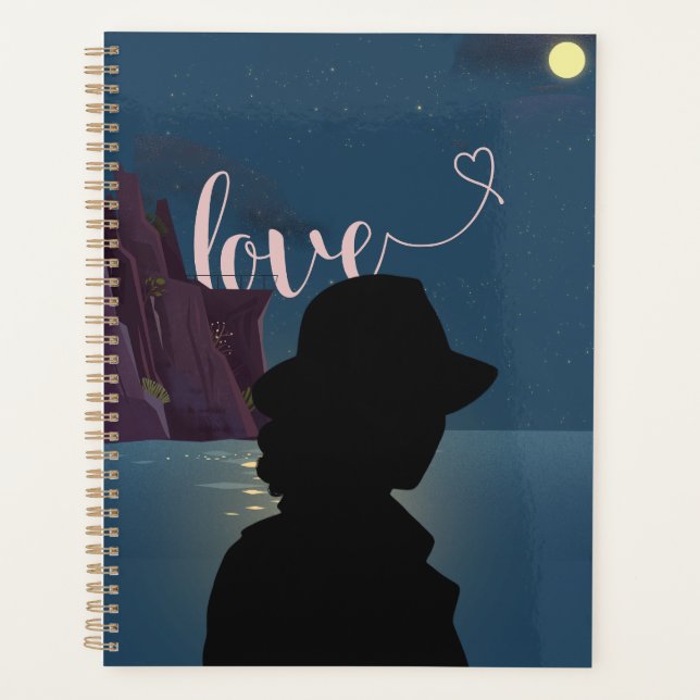 Agenda Starry Night Anime Sky - Diseño Celestial Romántic (Anverso)