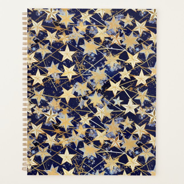 Agenda Starry Night Chiyogami Planner (Anverso)