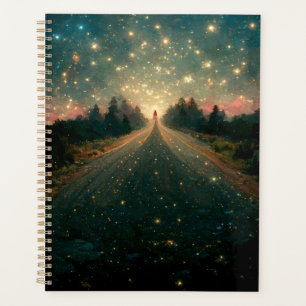 Agenda Starry Road Fantasy Paisaje Sci-Fi