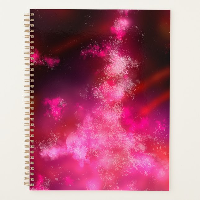 Agenda Stars Night Sky Midnight Pink Flare Milway (Anverso)