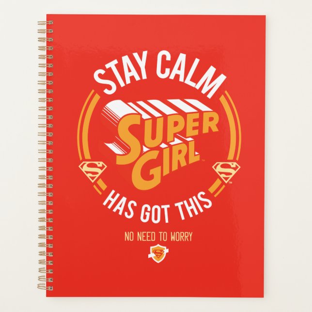 Agenda Stay Calm Supergirl Has Got This (Anverso)