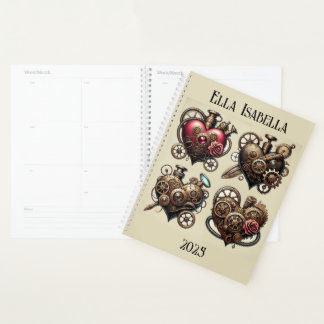 Agenda Steampunk Hearts Planner