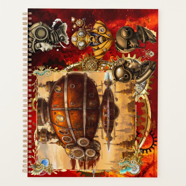 Agenda Steampunk Spaceship (Anverso)