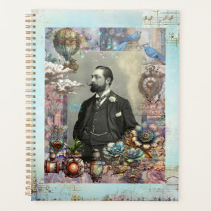 Agenda Steampunk Victorian Man y su sueño.