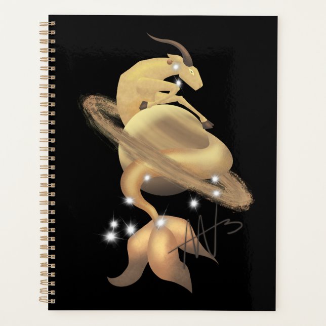 Agenda Stellar Capricorn Saturn Zodiac (Anverso)