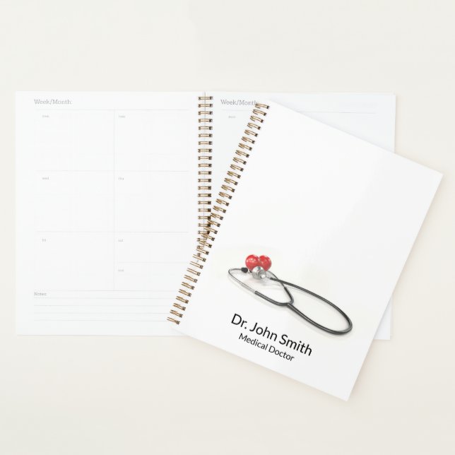 Agenda Stethoscope with Heart | Medical Care & Healthcare (Demostración)