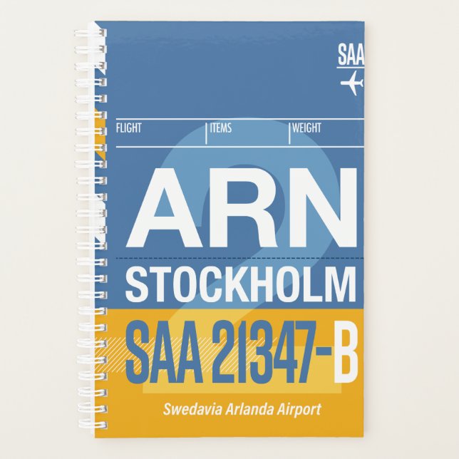 Agenda Stockholm - Travel Planner 2026 (Anverso)