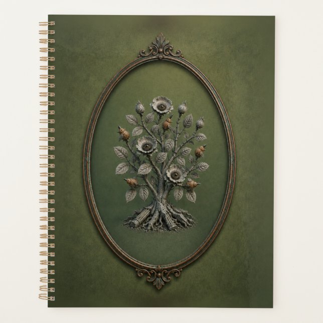 Agenda Stone Wild Rose Hardcover Notebook (Anverso)