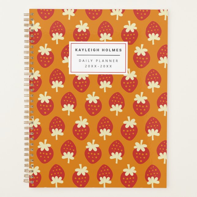 Agenda Strawberry Flip Planner (Anverso)