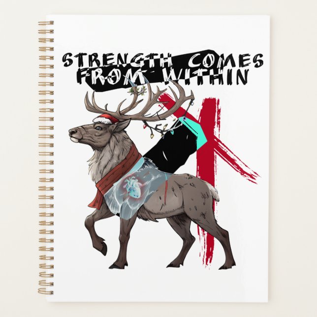 Agenda Strength Comes From Within Reindeer (Anverso)