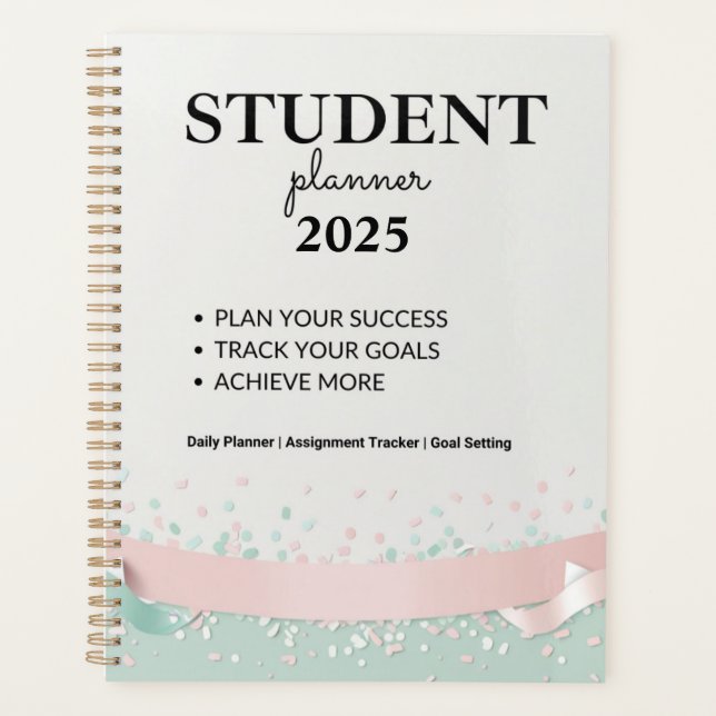 Agenda Student Planner 2025 – Personalized Daily Schedule (Anverso)