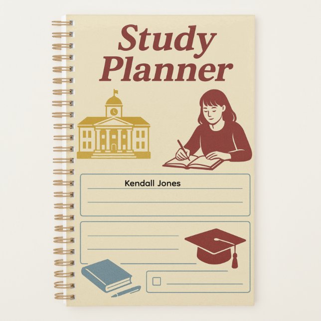 Agenda Study Planner for School, College & University (Anverso)