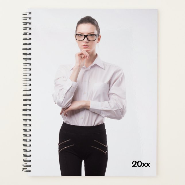 Agenda Su foto aquí con Personalizado Year Planner (Anverso)