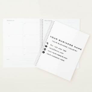 Agenda Su nombre de empresa Text Info Business Planner