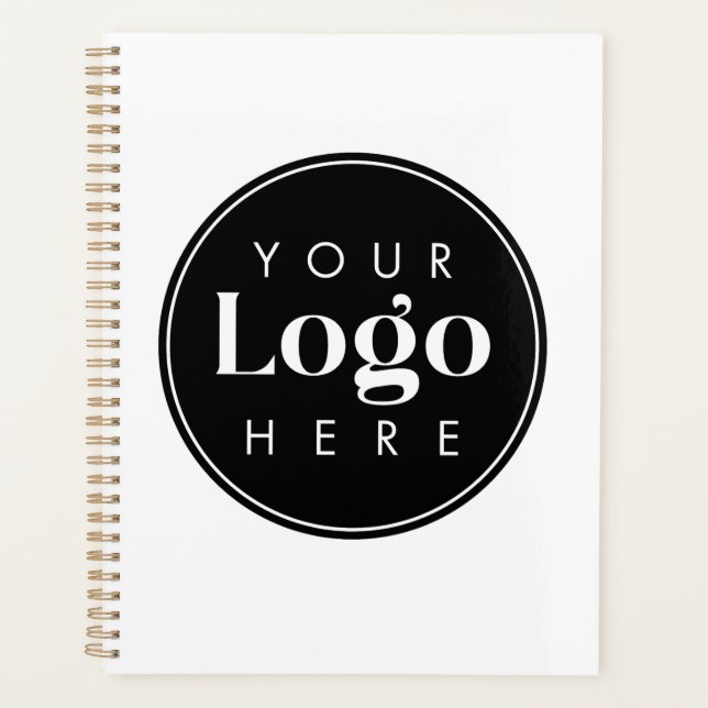 Agenda Subir Logotipo Personalizado de Negocio Mínimo Sim (Anverso)