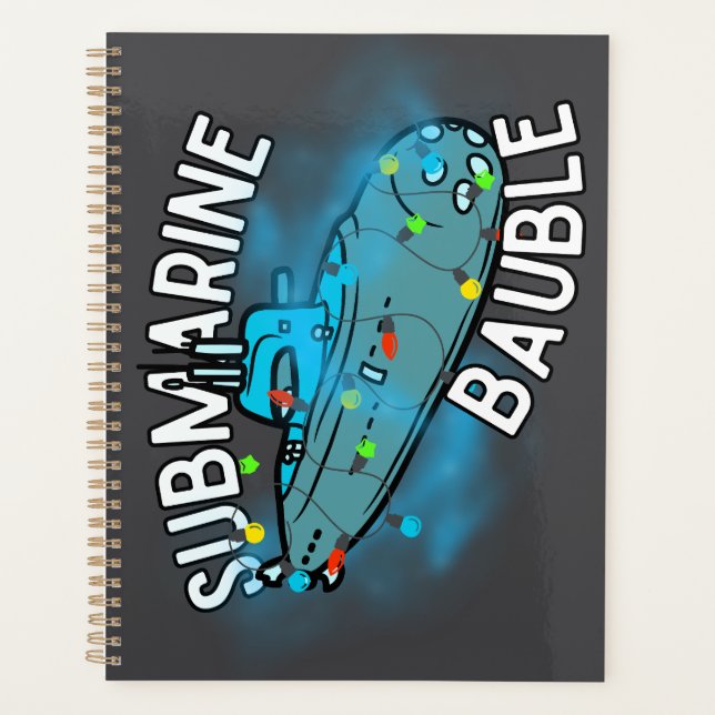 Agenda Submarino, bauble, navidades (Anverso)